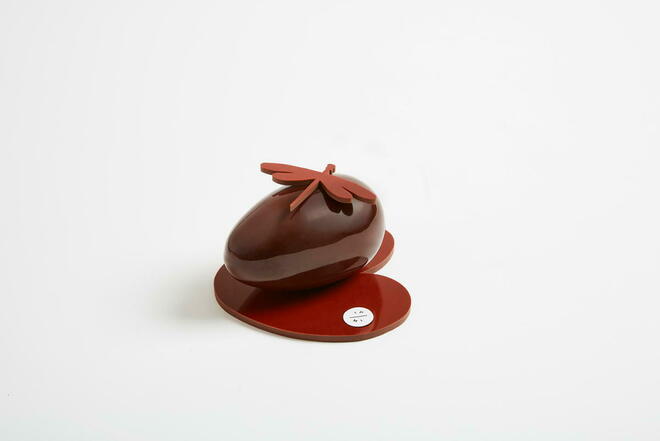 L’œuf sur nénuphar au chocolat noir de Pierre Marcolini.
 ©  DR