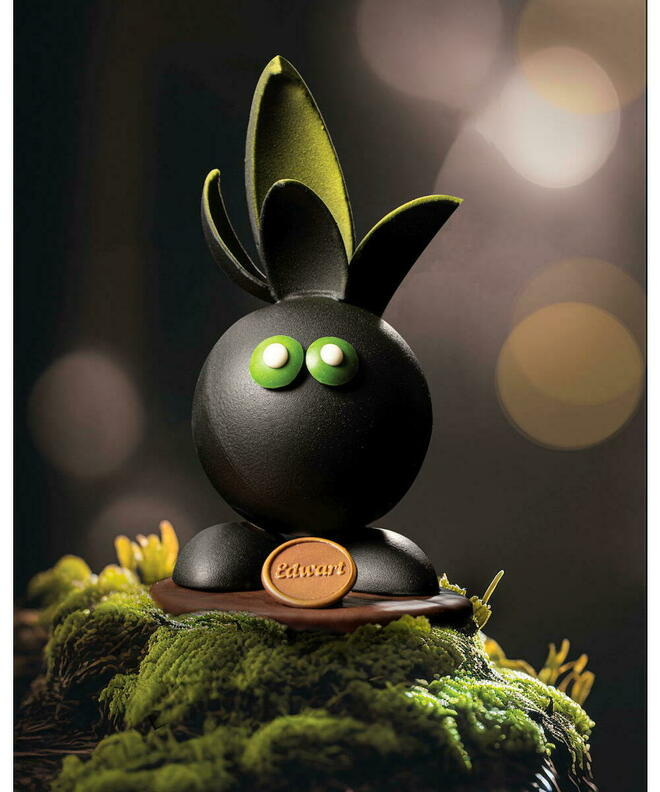 L’Œuf Herbichoc au chocolat noir de Edwart.
 ©  DR