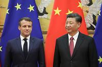 Macron en Chine pour parler d'Ukraine et &quot;r&eacute;engager&quot; le dialogue