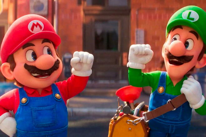 Mario et son frère Luigi dans <em>Super Mario Bros, le film.</em>
 ©  Universal pictures/Illumination