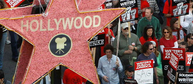 In 2007, a writers' strike lasted 100 days, shutting down Hollywood for three months.
