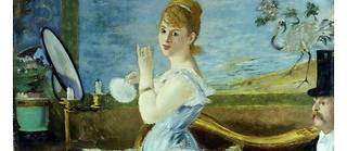 Édouard Manet (1832–1883)  Nana  (1877), huile sur toile.
