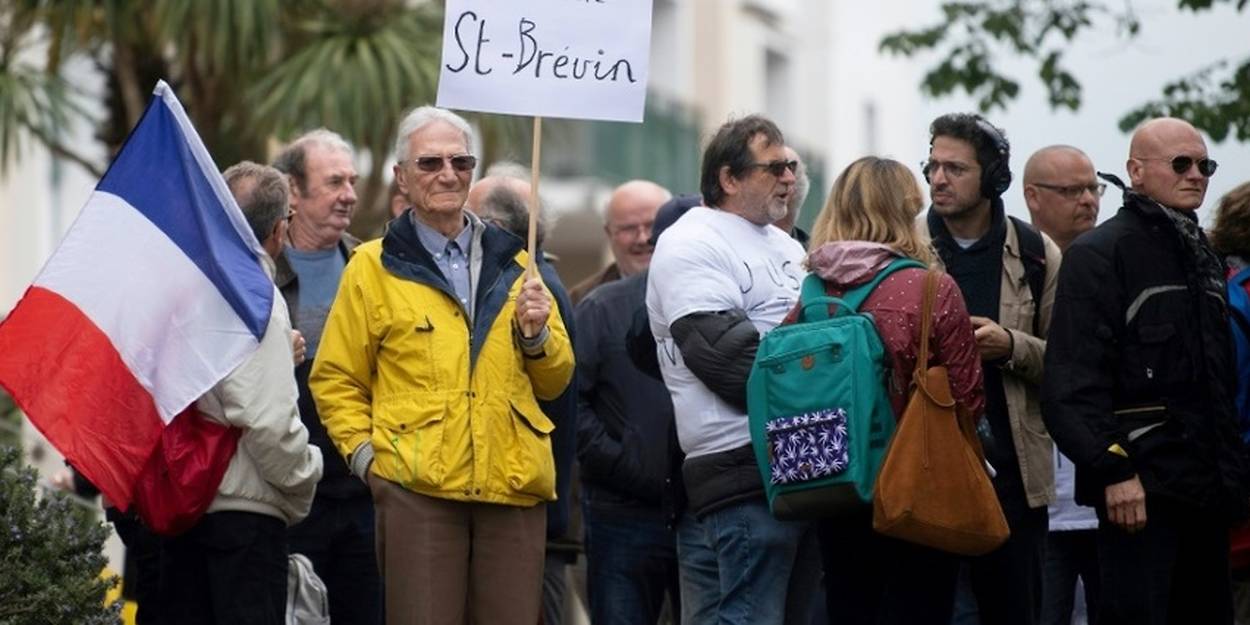 “New Anti-Asylum Seeker Center Protests in Saint-Brévin, France”