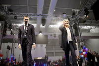 1er&nbsp;Mai&nbsp;: au Havre, Marine Le&nbsp;Pen tape sans rel&acirc;che sur Emmanuel Macron