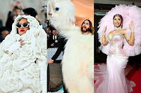 MET Gala de New York&nbsp;: tout en extravagance, les stars c&eacute;l&egrave;brent Lagerfeld