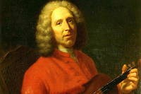  Portrait de Jean-Philippe Rameau , peinture de Jean-Baptiste Félix France (deuxième moitié du XIX e  siècle).
