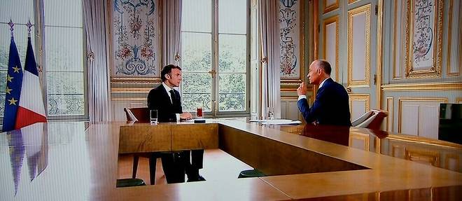 Les annonces d'Emmanuel Macron au JT de TF1 lundi soir ont ete largement critiquees par l'opposition.

