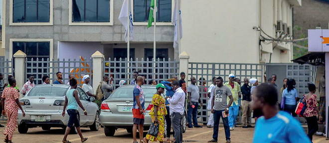 A branch of Access Bank in Lagos, Nigeria.
