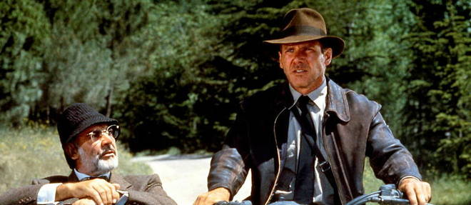 Dans Indiana Jones et la Derniere Croisade, Sean Connery joue le pere du celebre aventurier (Harrison Ford).
