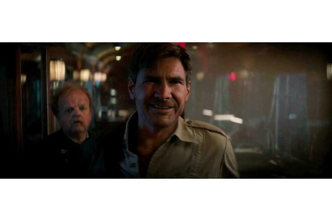 Harrison Ford, rajeuni numériquement pour les flashbacks d'<em>Indiana Jones et le cadran de la destinée</em>
 ©  WALT DISNEY - LUCASFILM - PARAMO / Collection ChristopheL via AFP