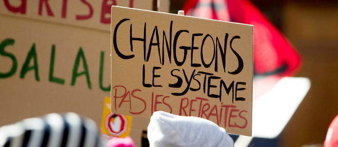 Manifestation contre la reforme des retraites a Gap (Hautes-Alpes), le 31 janvier 2023.
