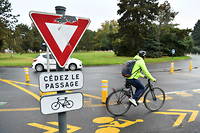 Les ronds-points « à la hollandaise », qui consistent à améliorer la sécurité des cyclistes, se multiplient dans l'Hexagone. (image d'illustration)

