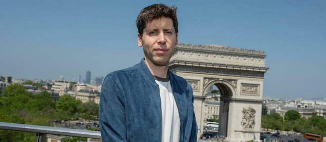 Sam Altman lunched on the roof of Publicis headquarters on the Champs-Élysées on May 26.