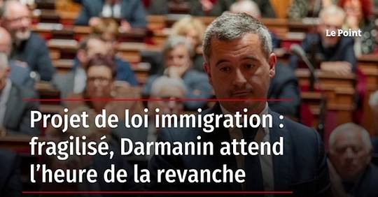 Vidéo - Projet De Loi Immigration : Fragilisé, Darmanin Attend L'heure ...