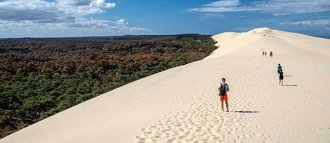 La plus haute dune d'Europe, avec 102 m d'altitude enregistres en mai 2020, la dune du Pilat, est aussi la seule a etre toujours en mouvement.
