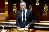 Bertrand Pancher, président du groupe Liot, le 18 février, à l'Assemblée nationale. 
