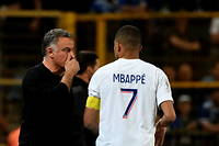 Galtier et Mbappé, un duo qu'on pourrait ne pas revoir à Paris la saison prochaine.
