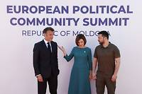 Zelensky r&eacute;clame un soutien sans faille &agrave; la &quot;famille europ&eacute;enne&quot; r&eacute;unie en Moldavie