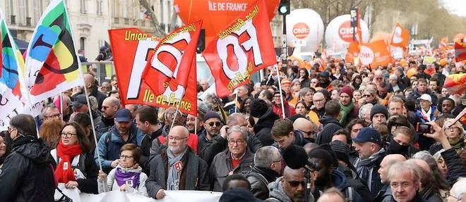 L'intersyndicale a appele les Francais a se mobiliser massivement contre la reforme des retraites lors d'une nouvelle journee de manifestations et greves, prevue mardi 6 juin.
