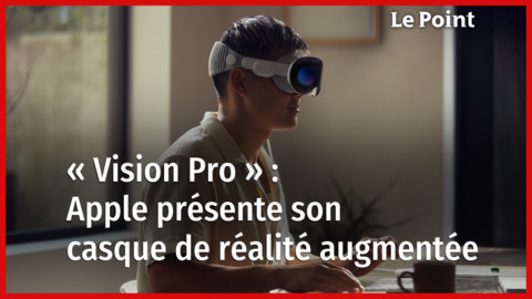 VIDEO. Apple présente son premier casque de VR, Vision Pro