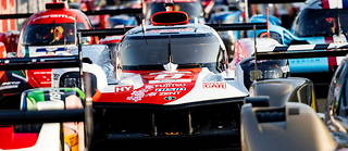 La Toyota GR010 - Hybrid numero 8, pilotee par Sebastien Buemi, Brendon Hartley et Ryo Hirakawa, fait de nouveau partie des favorites aux 24 Heures du Mans cette annee.
