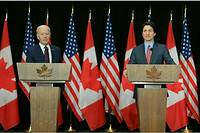 Joe Biden et Justin Trudeau se sont entretenus mercredi au sujet des incendies devastateurs qui frappent le Canada.
