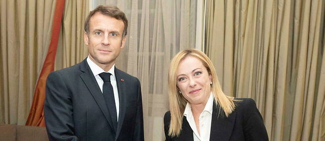 Les deux dirigeants s'etaient vus informellement a Rome juste apres la nomination de Giorgia Meloni.
Les deux dirigeants s'etaient vus informellement a Rome juste apres la nomination de Giorgia Meloni.