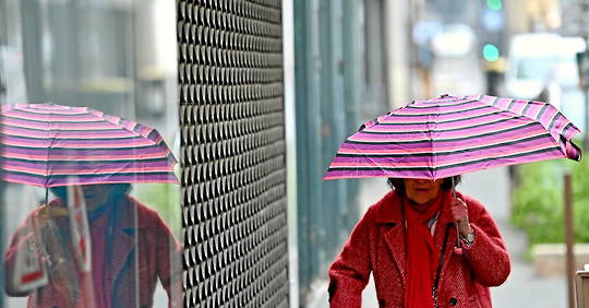 Rain and Thunderstorms Expected in Northern Half of the Country on Tuesday