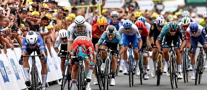 Le Belge Jasper Philipsen a remporte la quatrieme etape du Tour de France.
