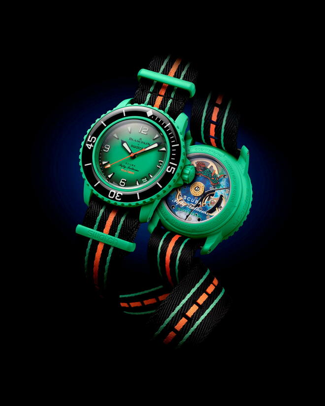 D couvrez la collaboration in dite entre Swatch et Blancpain Montres