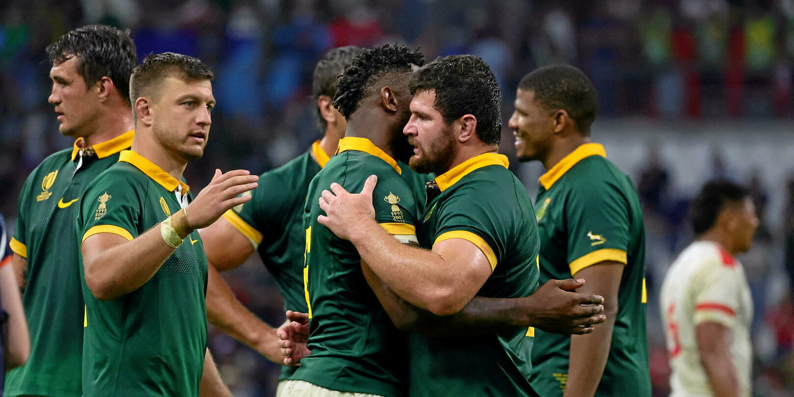 Coupe du monde de rugby : l'Afrique du Sud domine les Tonga et se rapproche des quarts