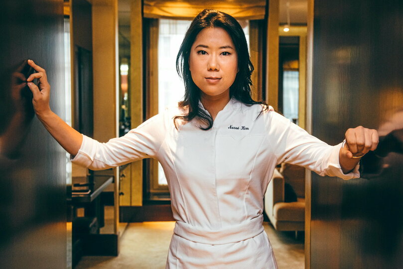 La Coréenne Narae Kim, élue pâtissière de l'année par le Guide Gault et Millau.
 ©  Amélie Marzouk