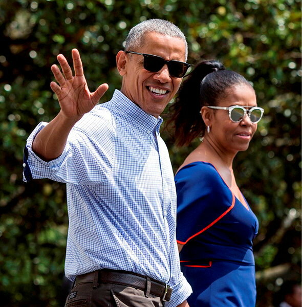 <FIGCAPTION>
        <STRONG>Partenaires</STRONG>. Barack et Michelle Obama ont signé un contrat exclusif de 300 millions de dollars, selon le « New York Times ».</FIGCAPTION> ©  AL DRAGO/The New York Times-REDUX-REA