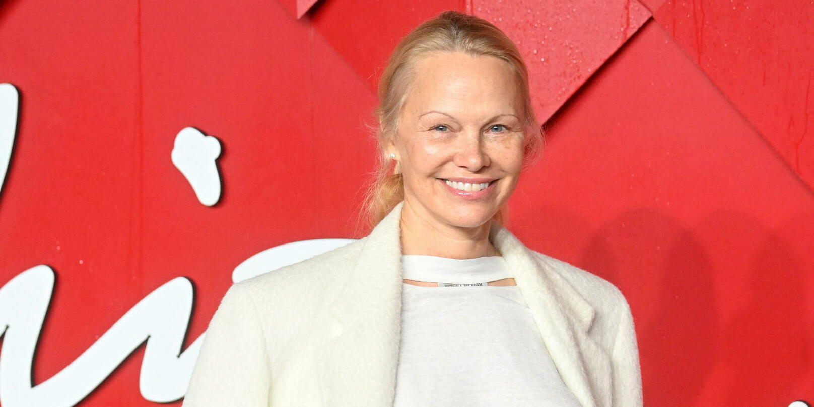 Why did Pamela Anderson decide not to wear makeup?