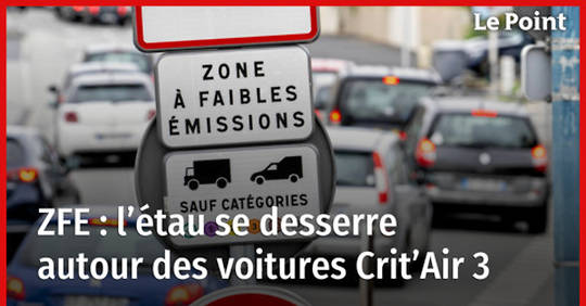 Vidéo - ZFE : l'étau se desserre autour des voitures Crit'Air 3
