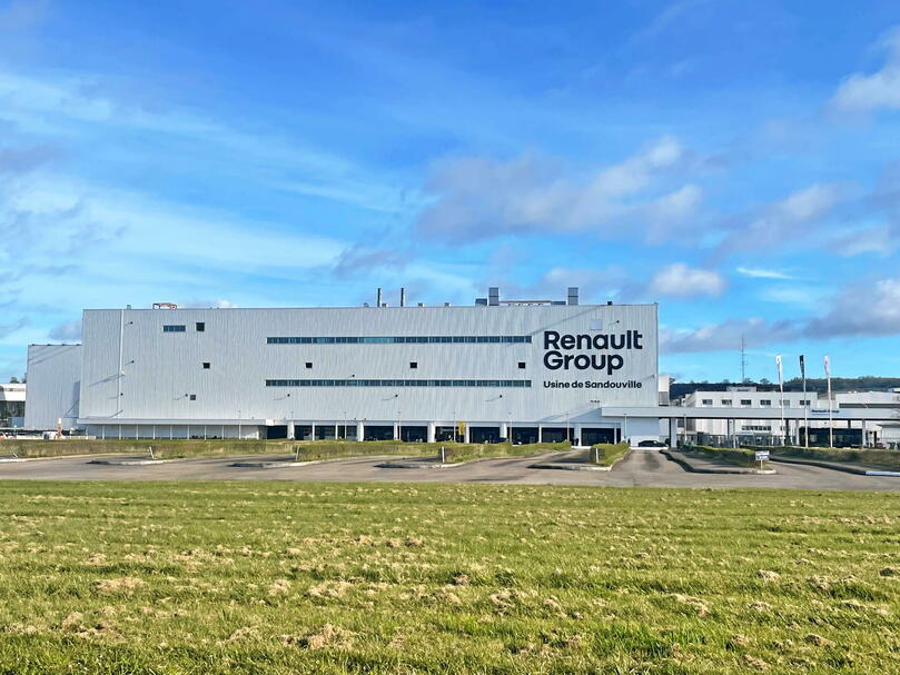 L'usine Renault de Sandouville, en Seine-Maritime.
©  O. Ubertalli