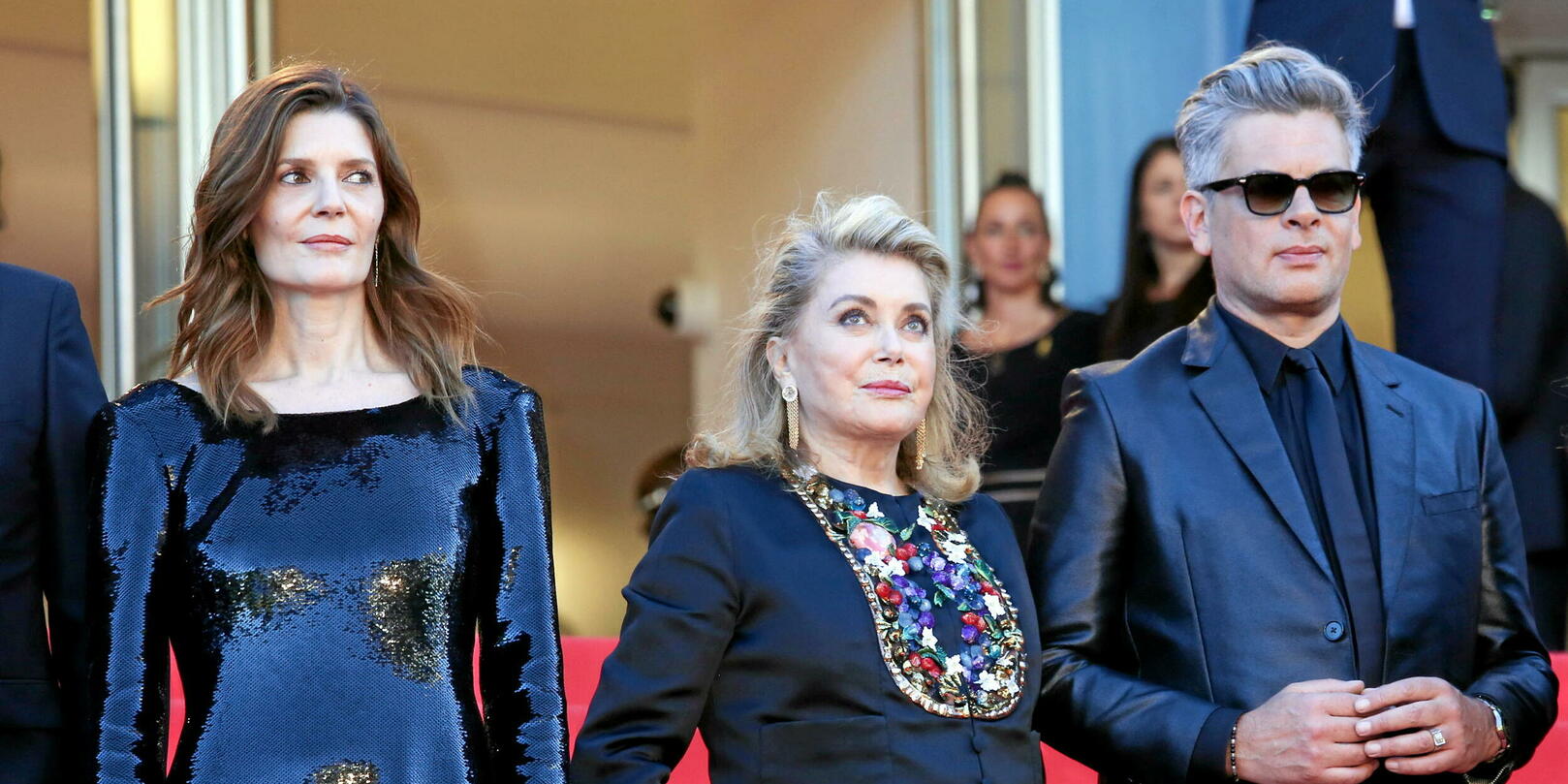 Catherine Deneuve, Chiara Mastroianni and Benjamin Biolay reunited in Cannes