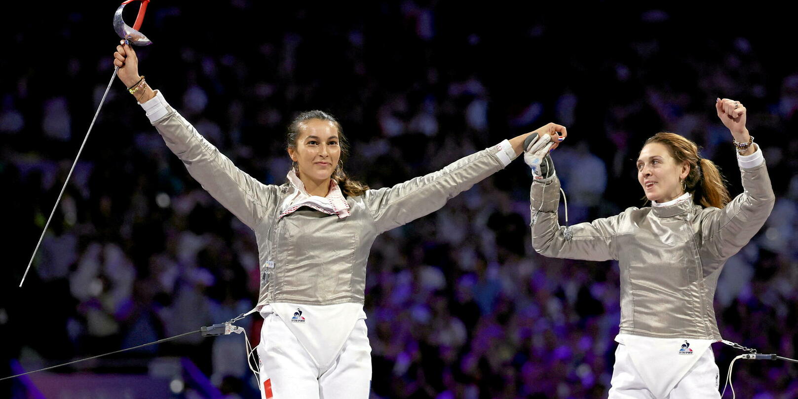 JO 2024 au Grand Palais, les Françaises Manon et Sara