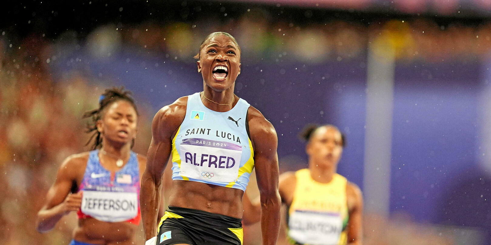 JO 2024 Julien Alfred, la femme la plus rapide du monde qui vient de SainteLucie