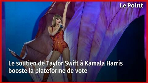 Le soutien de Taylor Swift à Kamala Harris booste la plateforme de vote