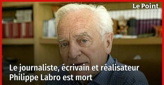 Vidéo - Le journaliste, écrivain et réalisateur Philippe Labro est mort