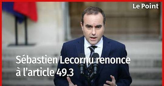 Sébastien Lecornu renonce au 49.3, le discours intégral