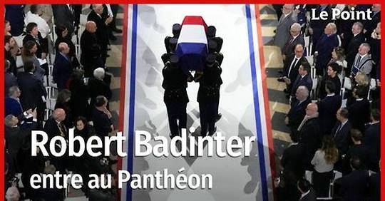 Robert Badinter entre au Panthéon